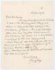 Henry Ling. Cricket writer. Two handwritten letters to Neville Weston from Ling at his home in Croydon. In one, a two page letter dated 19th July 1936, Ling is enquiring whether Weston has heard from &lsquo;Dr. [T.R.] Hunter. What a disappointment he has been&rsquo;. - 2