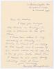 Gerald Harvey Humphries. Worcestershire 1932-34 (two matches). Four handwritten letters from Humphries to Neville Weston. The first is a miniature facsimile copy of a letter dated 17th April 1944, written while on active duty in Burma, in which Humphries - 4