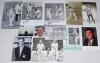Cricket photographs etc. Selection of signed photographs of Test players, mainly copy photographs with the odd press photo. Signatures include Bob Taylor, Procter, Dymock, A&E Bedser, Bob Simpson, Bruce Francis, McDonald, D. Jones, S. Waugh, R. Darling, E