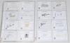 India Test cricketers 1940s-2010s. A good selection of approx. one hundred signatures of India Test players, mainly signed to printed &lsquo;India Test Player&rsquo; white cards. The majority of earlier signatures and others signed to piece laid down. Earlier signatu - 2