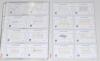 India Test cricketers 1940s-2010s. A good selection of approx. one hundred signatures of India Test players, mainly signed to printed &lsquo;India Test Player&rsquo; white cards. The majority of earlier signatures and others signed to piece laid down. Earlier signatu - 3