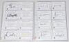 South African Test cricketers 1930s-2010s. A good selection of approx. one hundred signatures of South African Test players, mainly signed to printed &lsquo;South Africa Test Player&rsquo; white cards with the odd trade card. The majority of earlier signatures and ot - 2