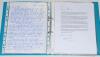 Australian Test cricketers 1950s-1970s. Blue file comprising a collection of twenty eight modern signed letters and notes from former Australian Test cricketers, written to the vendor in response to requests for autographs. Some letters with good cricket - 2
