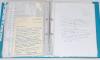 Australian Test cricketers 1950s-1970s. Blue file comprising a collection of twenty eight modern signed letters and notes from former Australian Test cricketers, written to the vendor in response to requests for autographs. Some letters with good cricket - 3