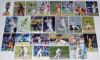Australian Test and State cricketers 1940s-2010s. Approx. sixty signatures of mainly modern Australia Test and State cricketers on &lsquo;Test Cricketer&rsquo; cards, plain cards, trade cards, colour photographs and postcards. Signatures include George Tribe (signed 