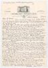Hans Irvine Ebeling. Victoria & Australia 1923-1938. Two single page handwritten letters in ink from Ebeling to Percy Fender. One, dated 14th December 1977 on Melbourne C.C. official letterhead, contains interesting cricket content with Ebeling expressing