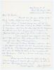Hans Irvine Ebeling. Victoria & Australia 1923-1938. Two single page handwritten letters in ink from Ebeling to Percy Fender. One, dated 14th December 1977 on Melbourne C.C. official letterhead, contains interesting cricket content with Ebeling expressing - 2