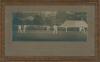 Australian tour of the British Isles 1921. Original sepia photograph of the tour match in play, West of Scotland v. Australians at Hamilton Crescent, Glasgow, 9th & 11th July 1921. The Australian openers, Warren Bardsley and Herbert Collins, are batting. 