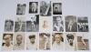 Australia Test and touring players 1890s-1940s. Six postcard size official pre-tour head and shoulders photographs of members of the 1938 touring party, Ted White, Frank Ward, Jack Fingleton, Bill O’Reilly, Mervyn Waite and another of White in bowling pos