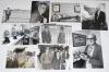 Harold Larwood. Nottinghamshire, Europeans & England 1924-1938. A good selection of thirty eight original mono press photographs (one copy photograph) of Larwood in later life. Subjects include Larwood with Jack Fingleton on his arrival in Australia in 19
