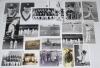 England and Australia. A large selection of approx. seventy copy and restrike photographs of England and Australia players from the 1920s onwards. Images include Don Bradman in a promotional photograph for the bat with which he made his record score of 45