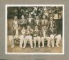 &lsquo;Gentlemen XI v Players 1936&rsquo;. Large original sepia press photograph of the Gentlemen XI seated and standing in rows wearing cricket attire and assorted blazers at Lord&rsquo;s. Very nicely signed in ink to the photograph by six players. Signatures are Brown, F