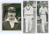 Australia and West Indies 1920s. Two original sepia press portrait photographs of Australian Test cricketers depicted head and shoulders wearing Test caps, one of Warwick Armstrong, the other of Warren Bardsley, both dated 1926. Each approx. 4.75&rdquo;x6.5&rdquo;. A - 3
