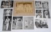 Cricket press photographs 1928-1958. A selection of original mono press photographs including Harold Larwood, head and shoulders wearing Nottinghamshire cap, dated 1934 and Larwood in bowling action 1935. Head and shoulders image of Patsy Hendren at Scarb