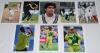 Pakistan 1990s-2010s. Thirty three original colour press photographs of Pakistan players, each signed by the featured player. Photographs measure 10”x8” and 6”x4”. Also twenty individual signatures on ‘Test Player’ and plain cards etc. Signatures include 