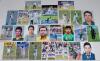 Pakistan 1990s-2010s. Thirty three original colour press photographs of Pakistan players, each signed by the featured player. Photographs measure 10”x8” and 6”x4”. Also twenty individual signatures on ‘Test Player’ and plain cards etc. Signatures include - 2