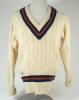 Kenneth Shuttleworth. Lancashire, Leicestershire & England 1964-1980. A pair of Lancashire C.C.C. 1st XI short and long sleeved cricket sweaters worn by Shuttleworth during his first class playing career with the county club. The sweaters, by Paine of Go