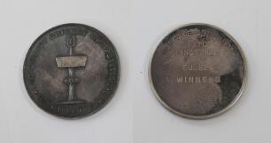 Kenneth Shuttleworth. Lancashire, Leicestershire & England 1964-1980. Gillette Cup &lsquo;Winners&rsquo; 1970. Silver metal medal presented to Shuttleworth as a member of the Lancashire winning team at Lord&rsquo;s. The medal, by Garrard, with details and an image of the t