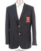 Essex C.C.C. 1st XI black cricket blazer, by Guard’s of London, with wired Essex emblem of three gold seaxes on a red background with ‘Essex’ beneath attached to chest pocket. Good condition. Player not known