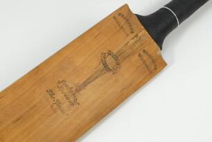 Kingsmill James Key. Surrey & Oxford University 1892-1904. ‘Record Partnership Bat 1887’. A Gradidge ‘Imperial Driver’ cricket bat used by Key when scoring 281 runs in a record stand with Hylton Philipson of 340 runs for the seventh wicket for Oxford Univ