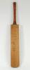 South African tour of England 1935. John Wisden ‘Union Driver’ cricket bat signed to face by eleven of the South African tourists. Signatures include Wade (Cpt), Cameron, Mitchell, Nourse, Bell, Williams, Balaskas, Tomlinson etc. Some slight spidering to - 2