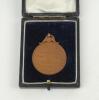 M.C.C. Centenary 1814-1914. Original medal presented to A. Kitchener to mark 100 years of Lord’s Cricket Ground. The bronze metal medal with ‘M.C.C. 1814-1914, with cricket bat and stump decoration’ and below in scroll ‘A. Kitchener’ (unknown) and to vers - 2