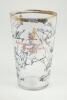 Australia 1956. Rare commemorative glass one pint glass produced to commemorate the Australian tour of England in 1956. With ‘Australian Cricket Tour Great Britain 1956’ in red below a Kangaroo in brown, gold lustre to rim. In blue around the glass are th