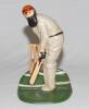 Ian Terence Botham. Somerset, Worcestershire, Queensland, Durham and England 1974-1993. ‘Arlott’s Immortals’. Excellent porcelain hand decorated action figure of Botham in batting pose in mahogany plinth, sculptured and produced in Alderney in 1982 by Cou - 5