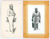 Royman Browne. Cricket artist and illustrator. Three original pen and ink cartoons by Browne of famous players. One of Alfred Mynn ‘after W. Bromley’, 4.75”x8.5”. Another depicts W.G. Grace full length carrying his bat, 5.5”x8.5”. The third is of ‘F.W. Li