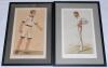 ‘The Cricketers of Vanity Fair’. Selection of nine original colour chromolithographs of cricketers published in the magazine being G. Bonnor, A.Lyttelton, W.W. Read, A.N. Hornby, S.J. Woods, C.B. Fry, G. Hirst, P. Warner and C. Blythe. Sold with three oth - 2