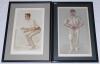 ‘The Cricketers of Vanity Fair’. Selection of nine original colour chromolithographs of cricketers published in the magazine being G. Bonnor, A.Lyttelton, W.W. Read, A.N. Hornby, S.J. Woods, C.B. Fry, G. Hirst, P. Warner and C. Blythe. Sold with three oth - 3