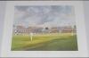 Jocelyn Galsworthy. ‘England v West Indies’ 1998-2007. Six limited edition prints of scenes of play in progress from England v West Indies Test matches, each signed by the artist Jocelyn Galsworthy. Subjects are ‘Barbados 1998’, no. 184/350. ‘Antigua 1998 - 5