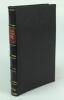 Wisden Cricketers Almanack 1879. 16th edition. Handsomely bound in full black leather, lacking original paper wrappers, with raised bands and title and date in gilt to spine, red speckled page edges. Lacking the two rear advertising pages, some small loss - 2