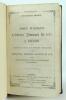 Wisden Cricketers Almanack 1877. 14th edition. Handsomely bound in full black leather, lacking original paper wrappers, with raised bands and title and date in gilt to spine. Handwritten inscription to the back of the title page ‘To Mr William McCanlis, w