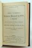 Wisden Cricketers Almanack 1878. 15th edition. Handsomely bound in full black leather, lacking original paper wrappers, with raised bands and title and date in gilt to spine, red speckled page edges. Pages checked, complete. Very light and occasional foxi