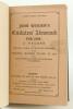 Wisden Cricketers’ Almanack 1886. 23rd edition. Handsomely bound in full black leather, with original front paper wrapper, with raised bands and title and date in gilt to spine. Slight soiling to front wrapper otherwise in good/very good condition. Handwr