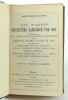 Wisden Cricketers’ Almanack 1891. 28th edition. Handsomely bound in full black leather, lacking original paper wrappers, with raised bands and title and date in gilt to spine. Lacking front and rear advertising pages otherwise in good/very good condition.