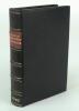 Wisden Cricketers’ Almanack 1895. 32nd edition. Handsomely bound in full black leather, lacking original paper wrappers, with raised bands and title and date in gilt to spine, marbled page block edge. Lacking front and rear advertising pages, photographic - 2