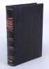 Wisden Cricketers’ Almanack 1896. 33rd edition. Handsomely bound in full black leather, lacking original paper wrappers, with raised bands and title and date in gilt to spine, marbled page block edge. Lacking front and rear advertising pages, photographic - 2