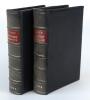 Wisden Cricketers’ Almanack 1901 and 1902. 38th & 39th editions. Both editions handsomely bound in full black leather, lacking original paper wrappers, raised bands and title and date in gilt to spines, red page edges. Both lacking advertising pages at fr - 3