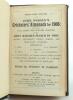 Wisden Cricketers’ Almanack 1905 and 1906. 42nd & 43rd editions. Both editions handsomely bound in full black leather, lacking original paper wrappers, raised bands and title and date in gilt to spines, red speckled page edges. Both lacking advertising pa - 2