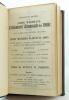 Wisden Cricketers’ Almanack 1907 and 1908. 44th & 45th editions. Both editions handsomely bound in full black leather, lacking original paper wrappers, raised bands and title and date in gilt to spines, red speckled page edges. The 1908 edition lacking ad - 2