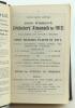 Wisden Cricketers’ Almanack 1911 and 1912. 48th & 49th editions. Both editions handsomely bound in full black leather, lacking original paper wrappers, raised bands and title and date in gilt to spine. Both editions in good/very good condition. Handwritt - 2