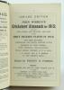 Wisden Cricketers’ Almanack 1913, 1914 and 1915. 50th, 51st & 52nd editions. All three editions handsomely bound in full black leather, lacking original paper wrappers, raised bands and title and date in gilt to spine. All three editions complete and in g