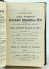 Wisden Cricketers’ Almanack 1913, 1914 and 1915. 50th, 51st & 52nd editions. All three editions handsomely bound in full black leather, lacking original paper wrappers, raised bands and title and date in gilt to spine. All three editions complete and in g - 2