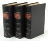 Wisden Cricketers’ Almanack 1913, 1914 and 1915. 50th, 51st & 52nd editions. All three editions handsomely bound in full black leather, lacking original paper wrappers, raised bands and title and date in gilt to spine. All three editions complete and in g - 4