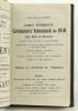 Wisden Cricketers’ Almanack 1918. 55th edition. Handsomely bound in full black leather, lacking original paper wrappers, raised bands and title and date in gilt to spine. Good/very good condition. Handwritten name of ownership and date ‘1966’ to the front