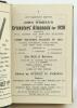 Wisden Cricketers’ Almanack 1920, 1921 and 1922. 57th, 58th & 59th editions. All three handsomely bound in full black leather, lacking original paper wrappers, raised bands and title and date in gilt to spine. The first two editions in very good condition