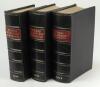 Wisden Cricketers’ Almanack 1920, 1921 and 1922. 57th, 58th & 59th editions. All three handsomely bound in full black leather, lacking original paper wrappers, raised bands and title and date in gilt to spine. The first two editions in very good condition - 4