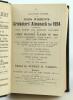 Wisden Cricketers’ Almanack 1923 and 1924. 60th & 61st editions. Both editions handsomely bound in full black leather, lacking original paper wrappers, raised bands and title and date in gilt to spine. Good/very good condition. Handwritten name of ownersh - 2